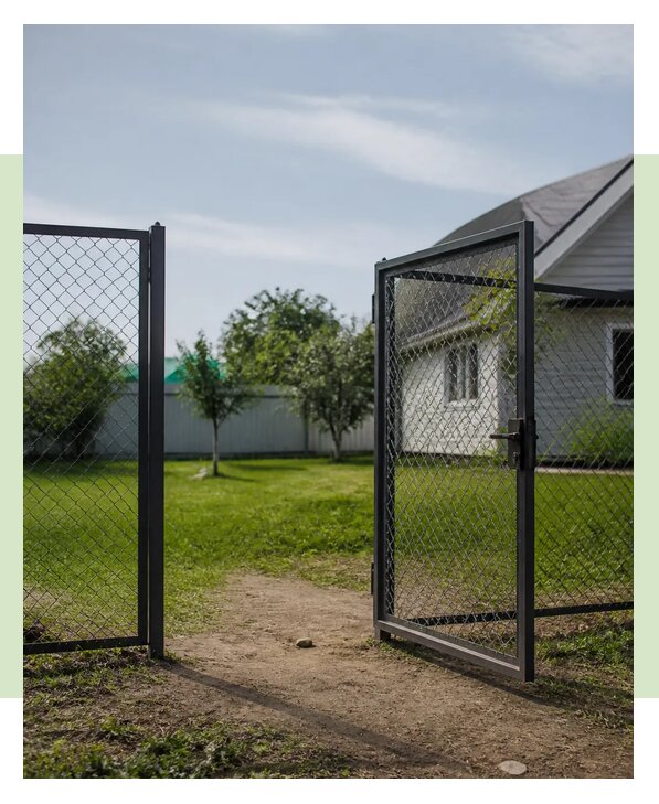 Забор из рабицы с воротами под ключ в Пензе по цене от 35928 р. | ЗаборЭксеперт-Пнз